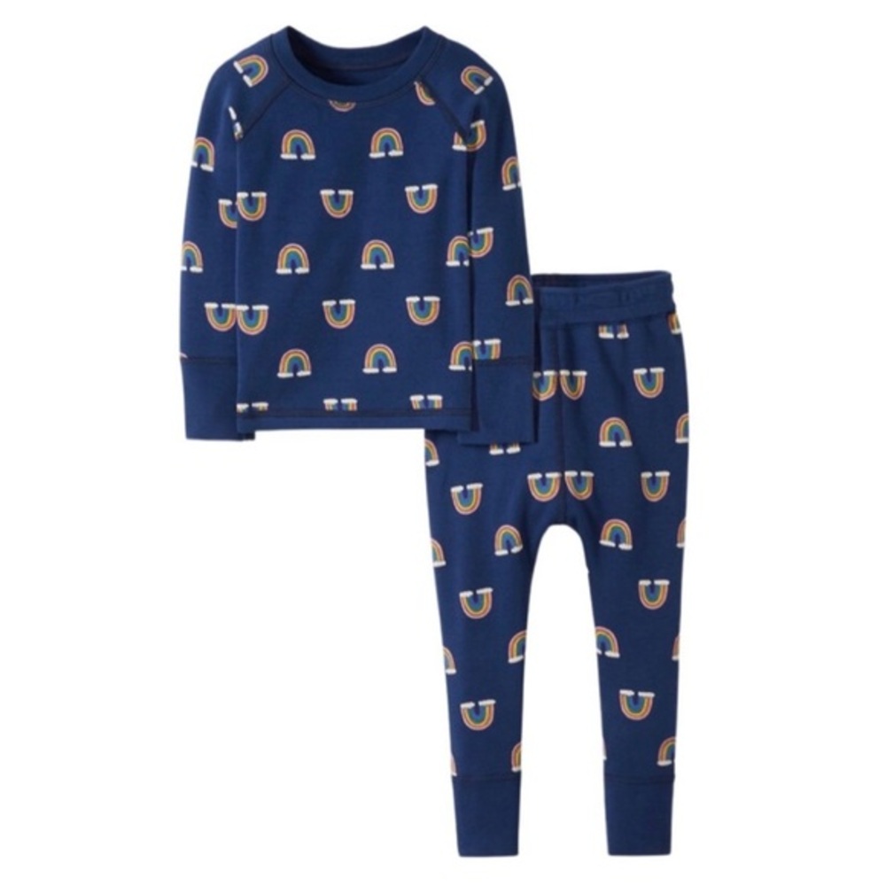 HANNA ANDERSSON BABY REVERSIBLE PULLOVER & PANT SET